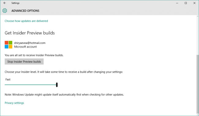 Ещё несколько нововведений Windows 10 Insider Preview 10556