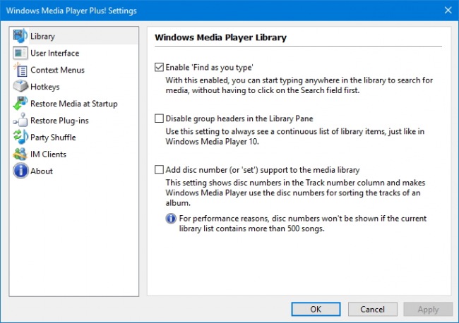 Windows Media Player Plus!     Windows Media