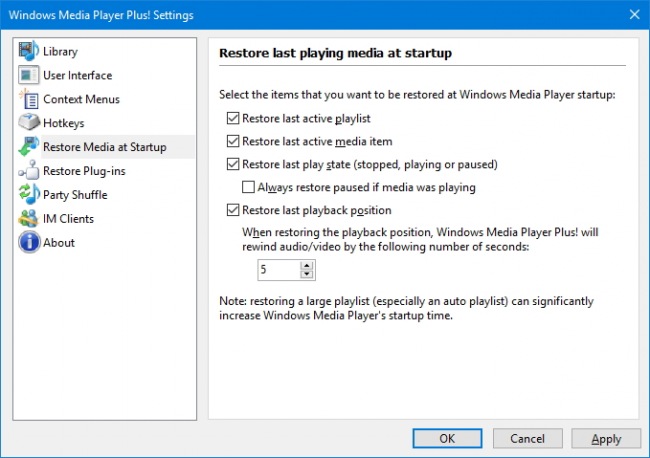 Windows Media Player Plus! — расширяем возможности Проигрывателя Windows Media