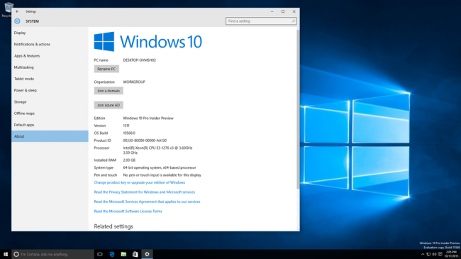       Windows 10 Insider Preview