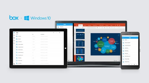 Приложение Box выпущено для Windows 10