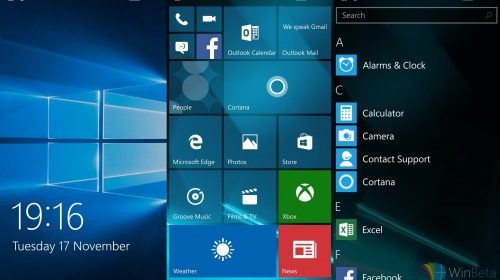 Скриншоты Windows 10 Mobile 10586.11