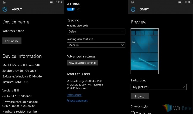  Windows 10 Mobile 10586.11