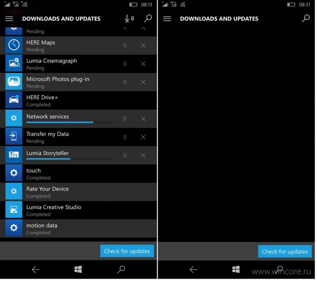 Microsoft исправила ошибку с обновлением некоторых приложений в Windows 10 Mobile