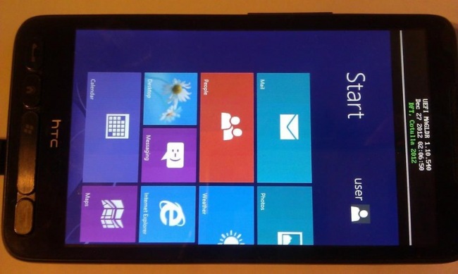 Windows RT запущена на Lumia 520