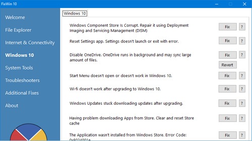 FixWin 10       Windows 10