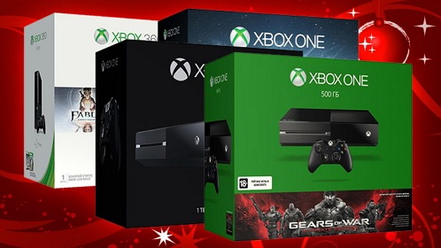 В новогодние каникулы купить Xbox One можно с хорошей скидкой