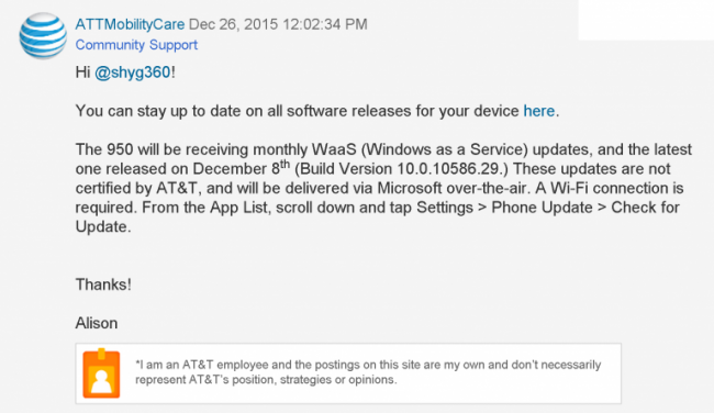 Накопительные обновления для Windows 10 Mobile будут выпускаться Microsoft напрямую