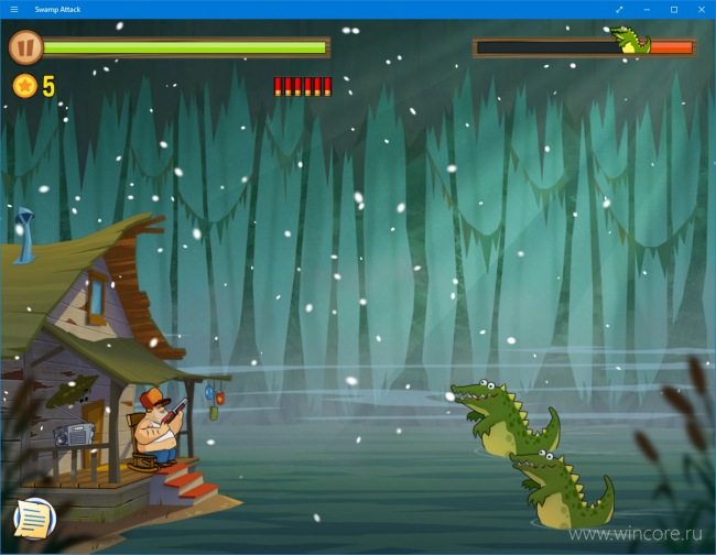 Swamp Attack — популярная мобильная аркада о непростой жизни жителей болот