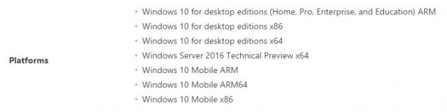 Microsoft работает над Windows 10 для ARM и ARM64