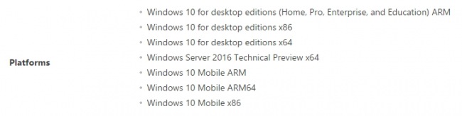 Microsoft   Windows 10  ARM  ARM64