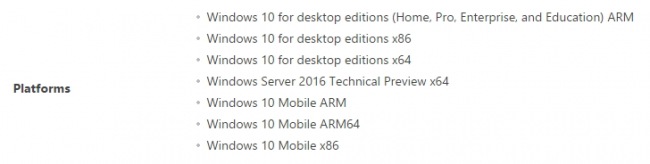 Microsoft   Windows 10  ARM  ARM64