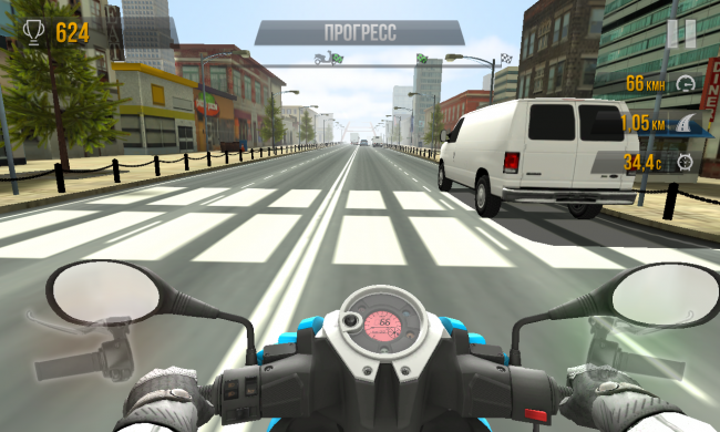 Для смартфонов с Windows выпущена гоночная игра Traffic Rider