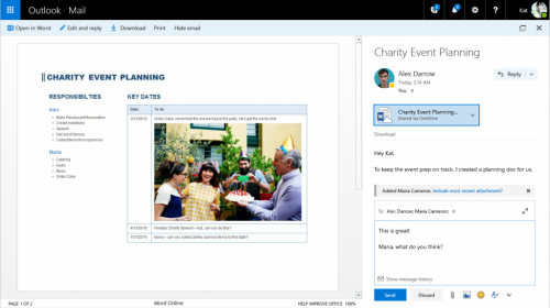 Microsoft запускает новую версию Outlook.com
