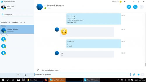 :    Skype