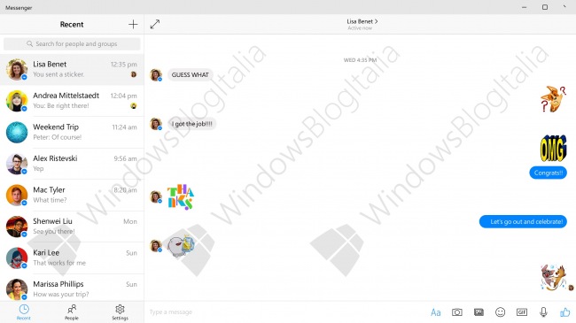  Windows 10   Facebook Messenger