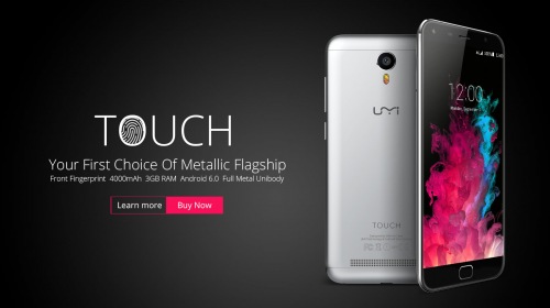 UMi Touch может стать первым смартфоном с процессором Mediatek и Windows 10 Mobile