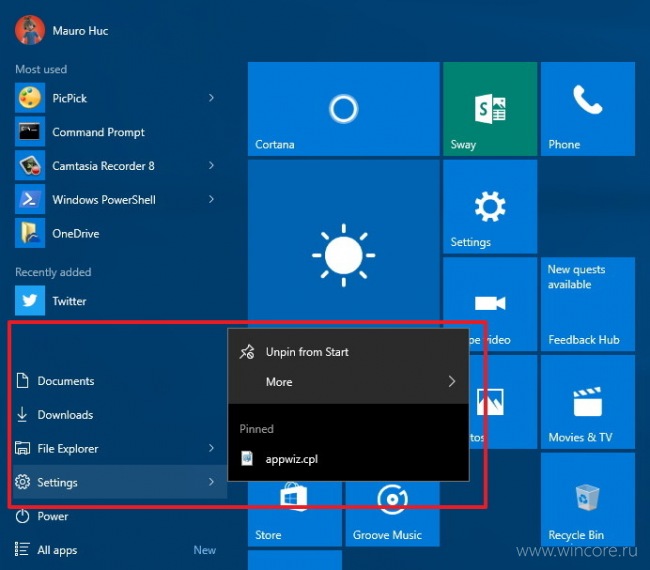    Windows 10 Insider Preview 14291