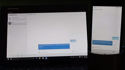 Видео: обмен SMS-сообщениями из Windows 10