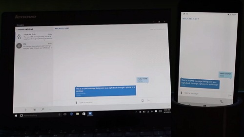 :  SMS-  Windows 10