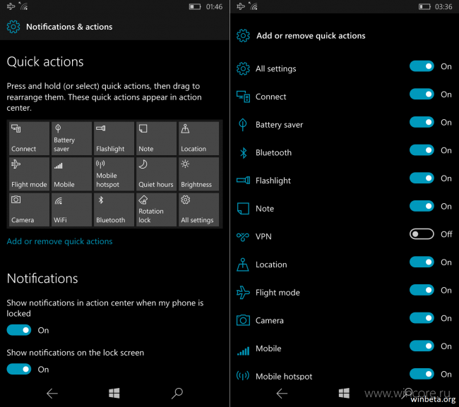   Windows 10 Mobile   