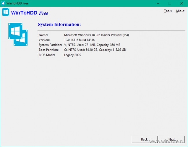WinToHDD     Windows    