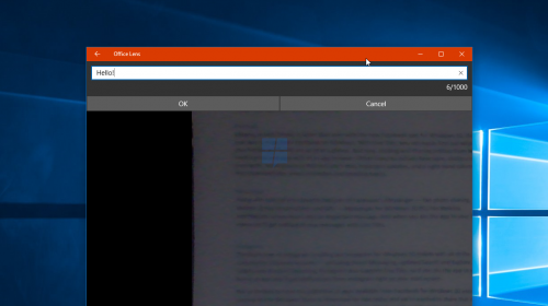 : Microsoft     Office Lens