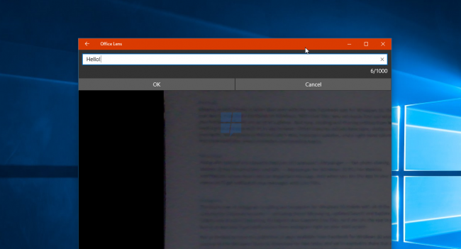Скриншоты: Microsoft готовит новое универсальное приложение Office Lens