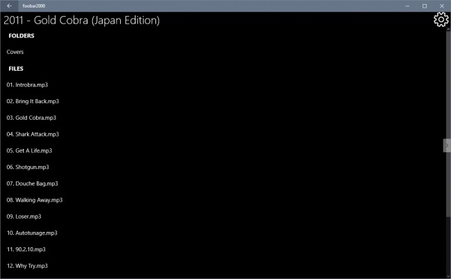   Windows      foobar2000