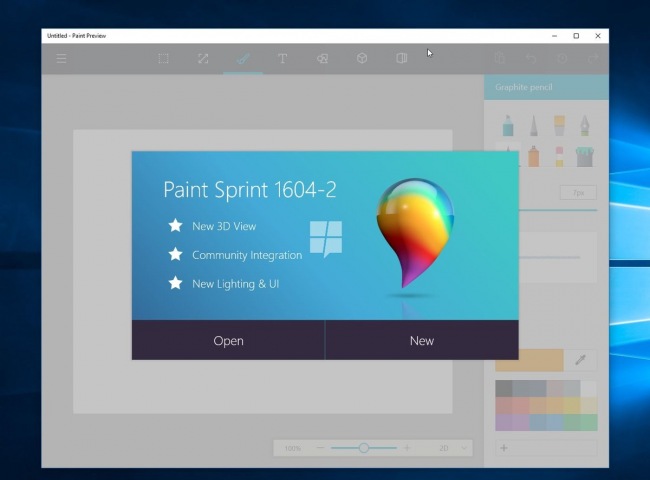 Скриншоты: Microsoft работает над совершенно новой версией Paint