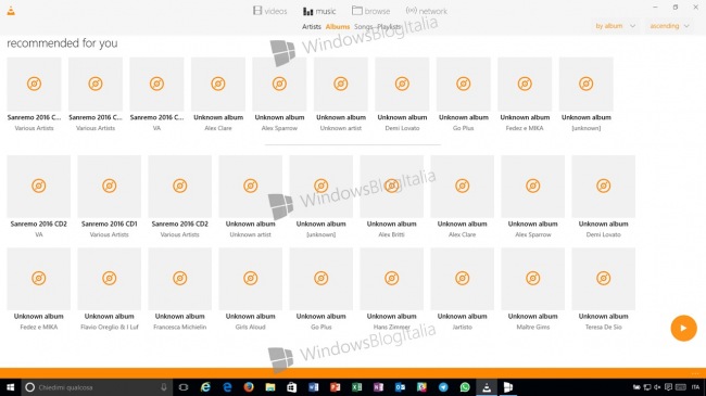 :   VLC  Windows 10