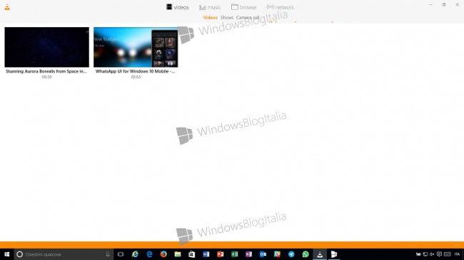 :   VLC  Windows 10