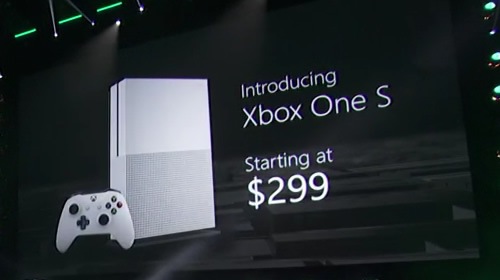 Microsoft официально представила новую версию консоли Xbox One S