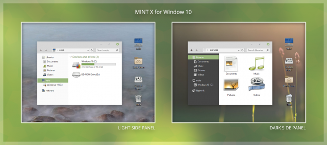 MintX — чистая светлая тема в стиле Linux Mint