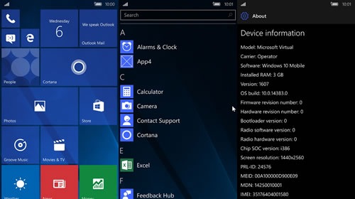 У Microsoft уже готова Windows 10 Mobile Insider Preview 14383