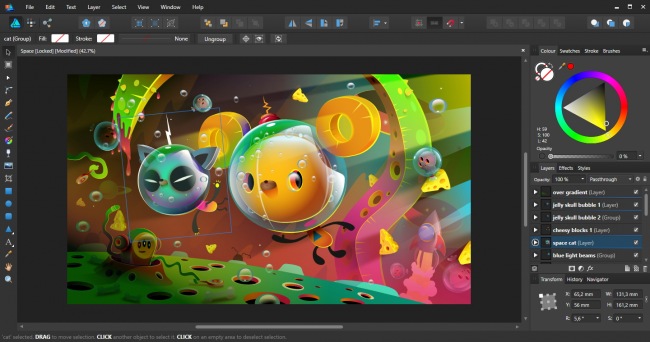 Началось открытое бета-тестирование Affinity Designer для Windows