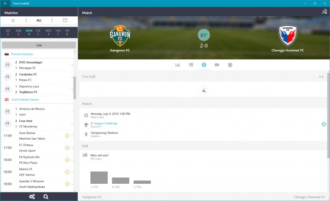 Приложение Forza Football выпущено и для Windows 10