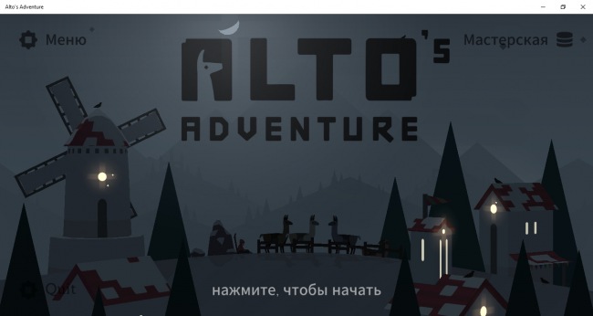 Для Windows 10 выпущена хитовая игра Alto's Adventure