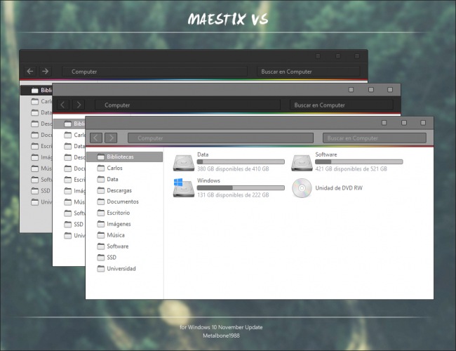 Maestix VS — стильная тема в трёх вариантах