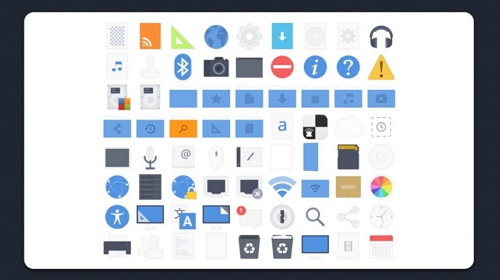 Arc Icons — набор плоских системных иконок