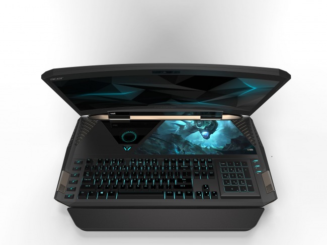 Acer Predator X21 — безумный ноутбук с изогнутым экраном и двумя ускорителями NVIDIA GeForce GTX 1080