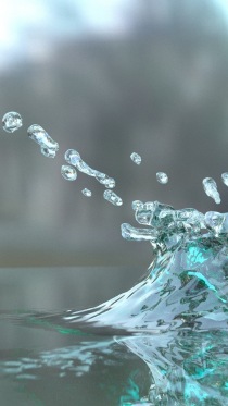«Макро: Вода» — подборка фотографий для начального экрана смартфона