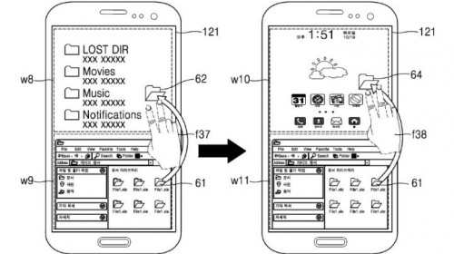 Samsung запатентовал смартфон, работающий под управлением Android и Windows одновременно