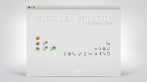 Aero El Capitan — светлые курсоры в стиле OS X
