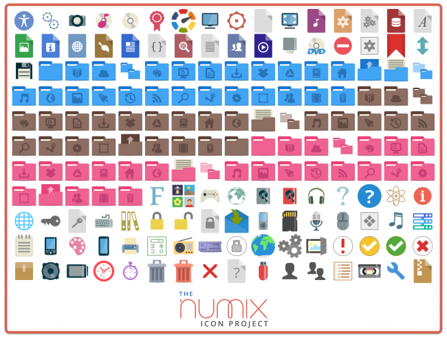 The numix icon project      Windows