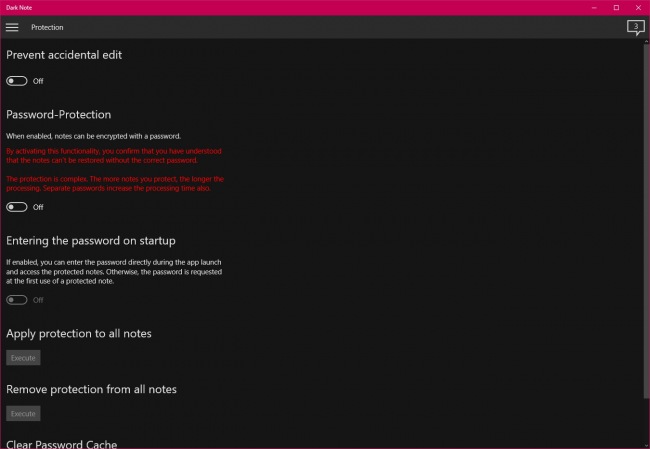 Dark Note — редактор защищаемых заметок с поддержкой OneDrive