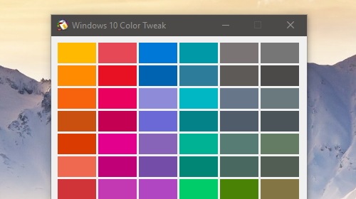 Windows 10 Color — задаём разные цвета для заголовка окон