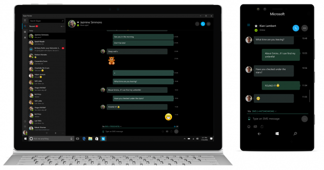 Skype  SMS    Windows 10