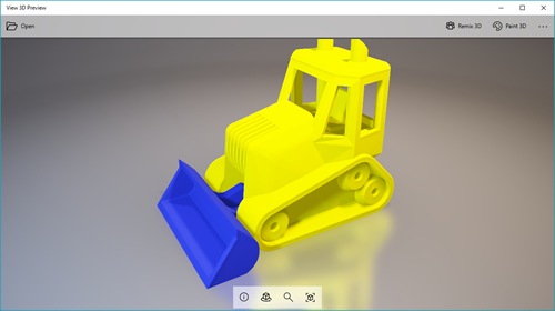   Windows 10 Creators Update   View 3D