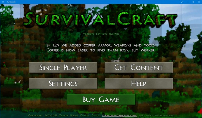 Survivalcraft    Minecraft